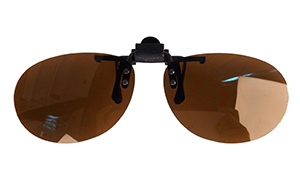 Clip on sunglasses