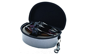 Clip on sunglass case